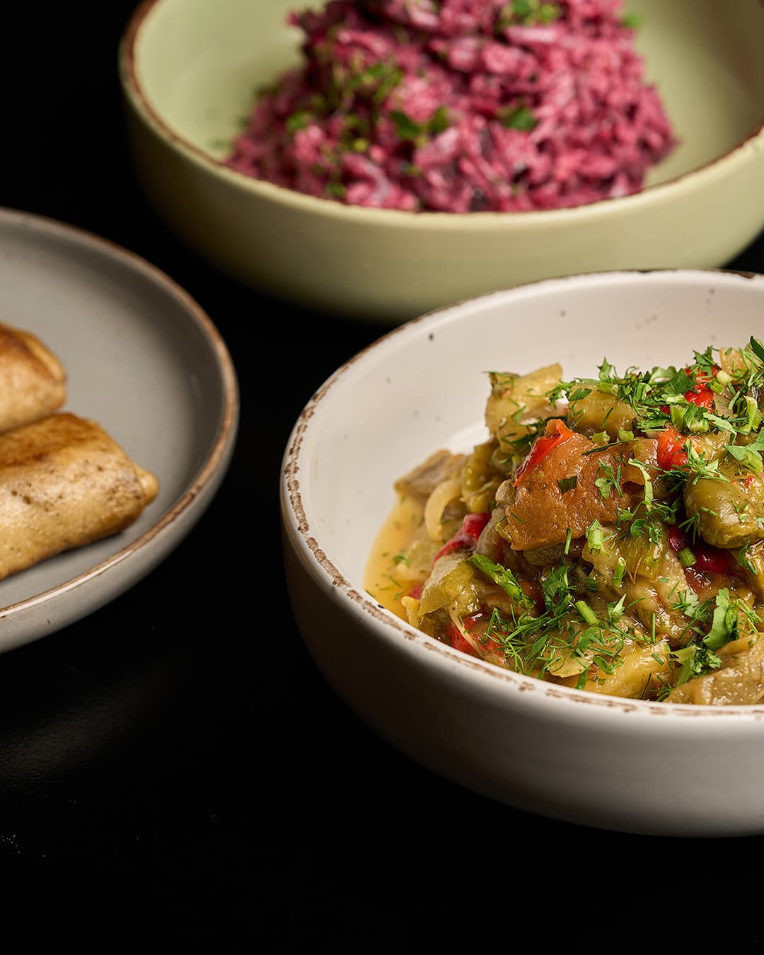 Fresh Armenian salads at Brasad'or, Alicante