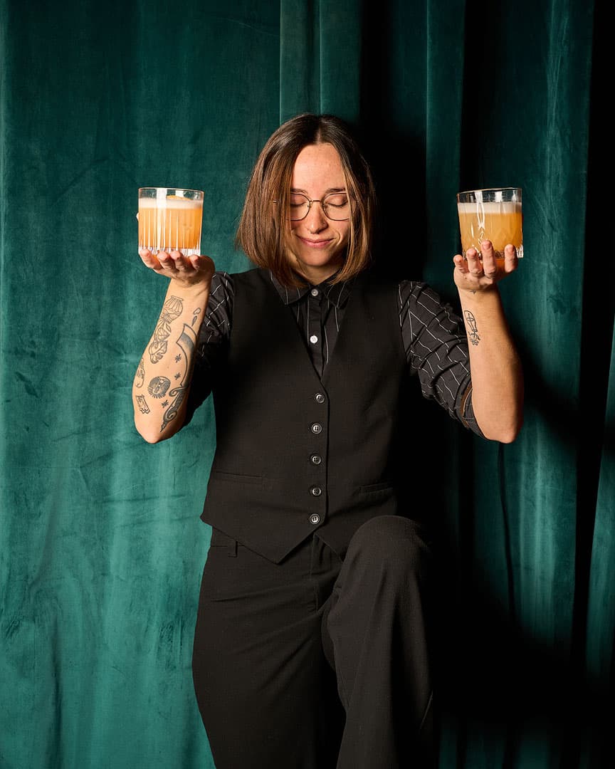 Barwoman at The Whisper Cocktail Company