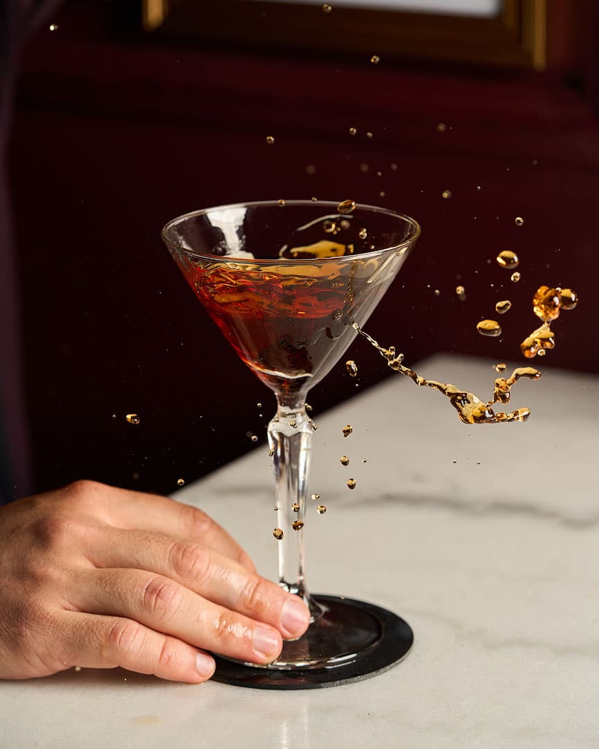 Manhattan cocktail at The Whisper Cocktail Company
