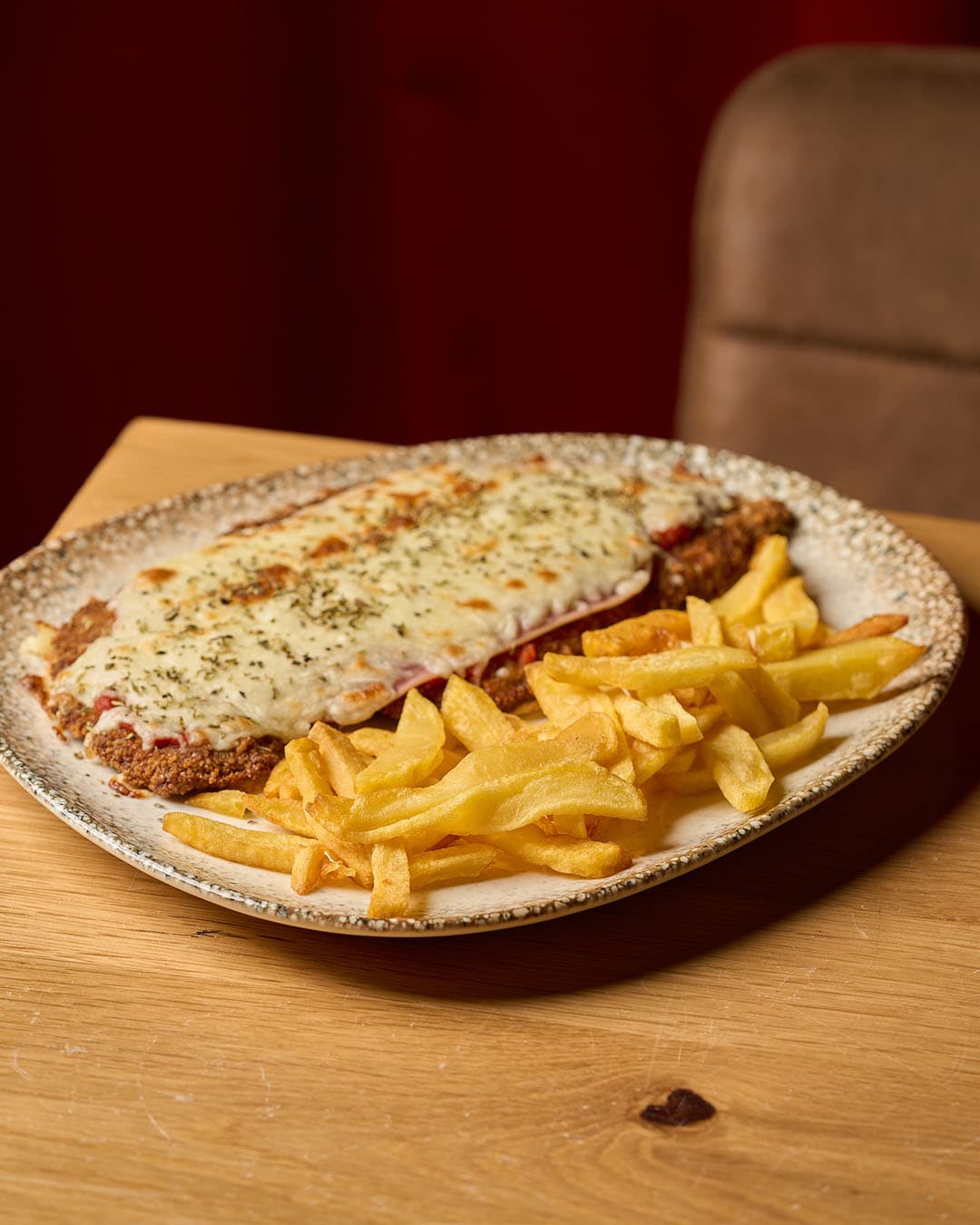 Milanesa at Teatro 18, tapas restaurant in Alicante