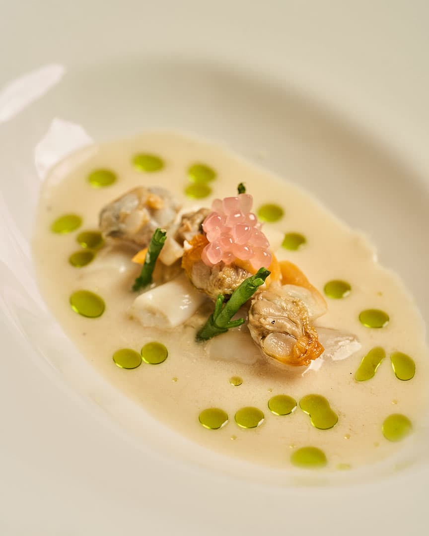 Navaja y berberechos, plato de La Ereta