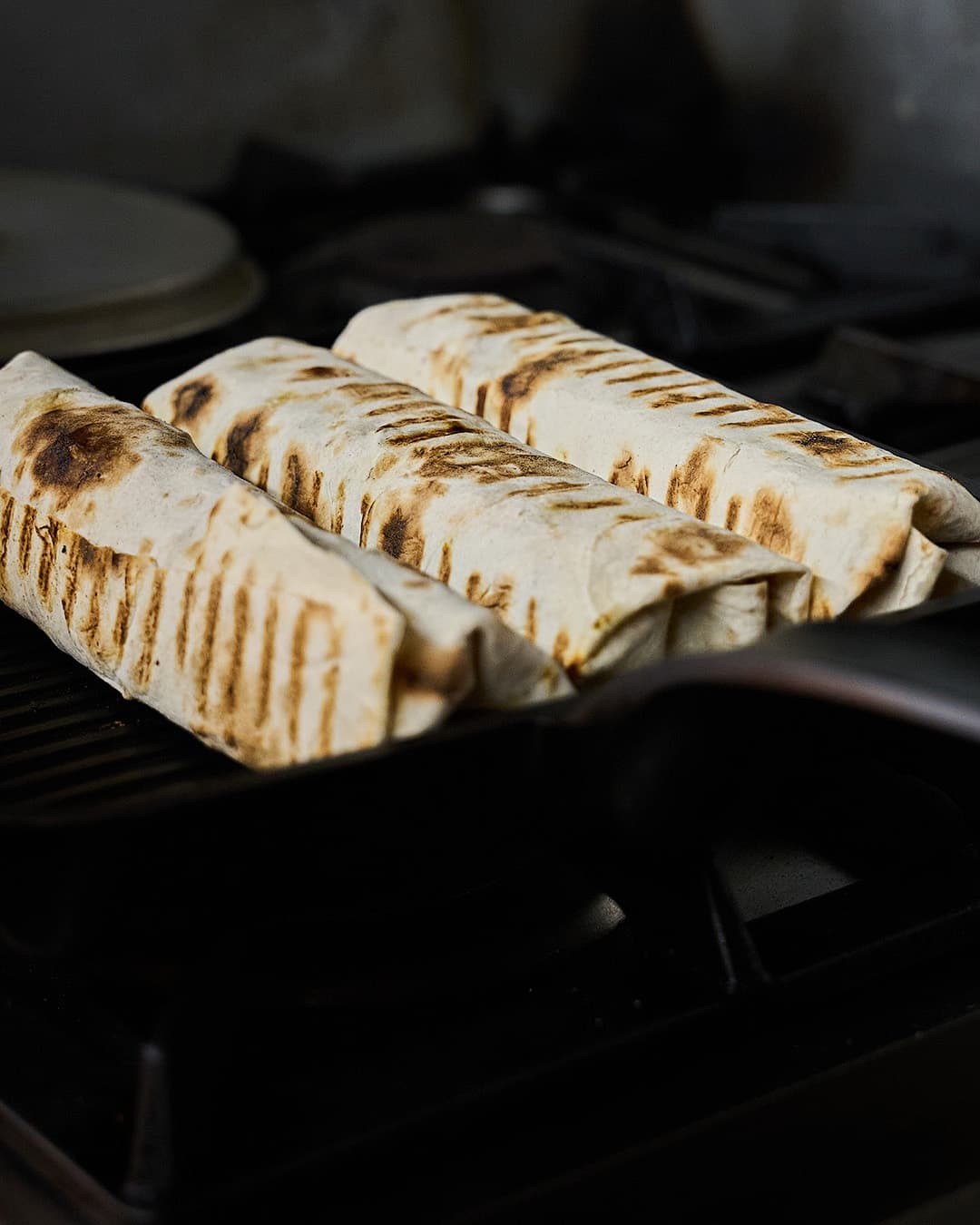 Shawarma preparation at Brasad'or, Alicante
