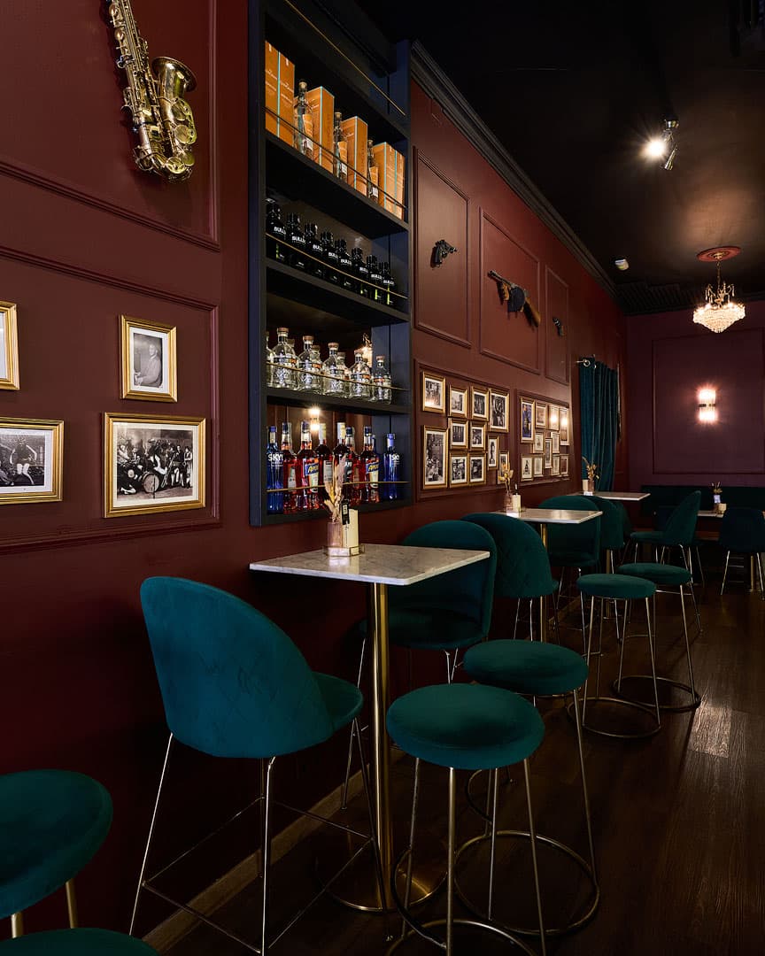 Interior of The Whisper Cocktail Company