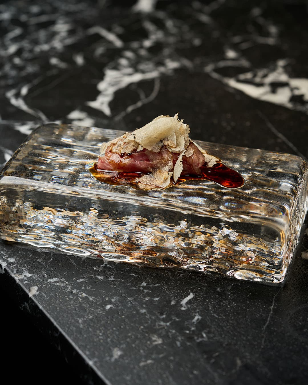Wagyu and truffle nigiri at Daikichi Beach, Alicante