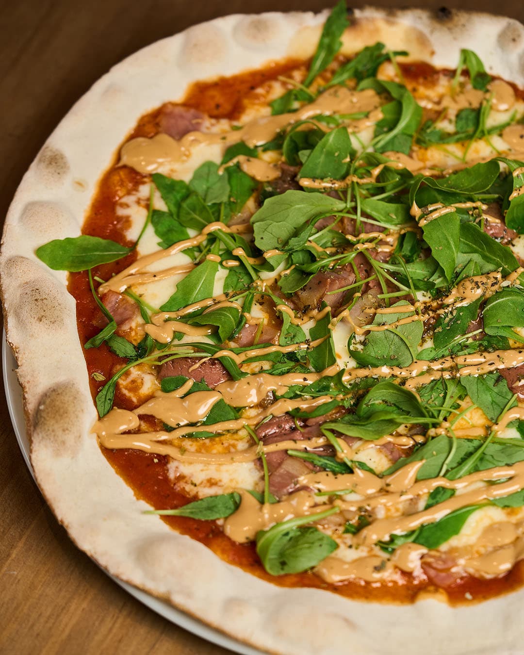 Exquisite gluten-free pizza with fresh toppings at Nonna Celia, Alicante