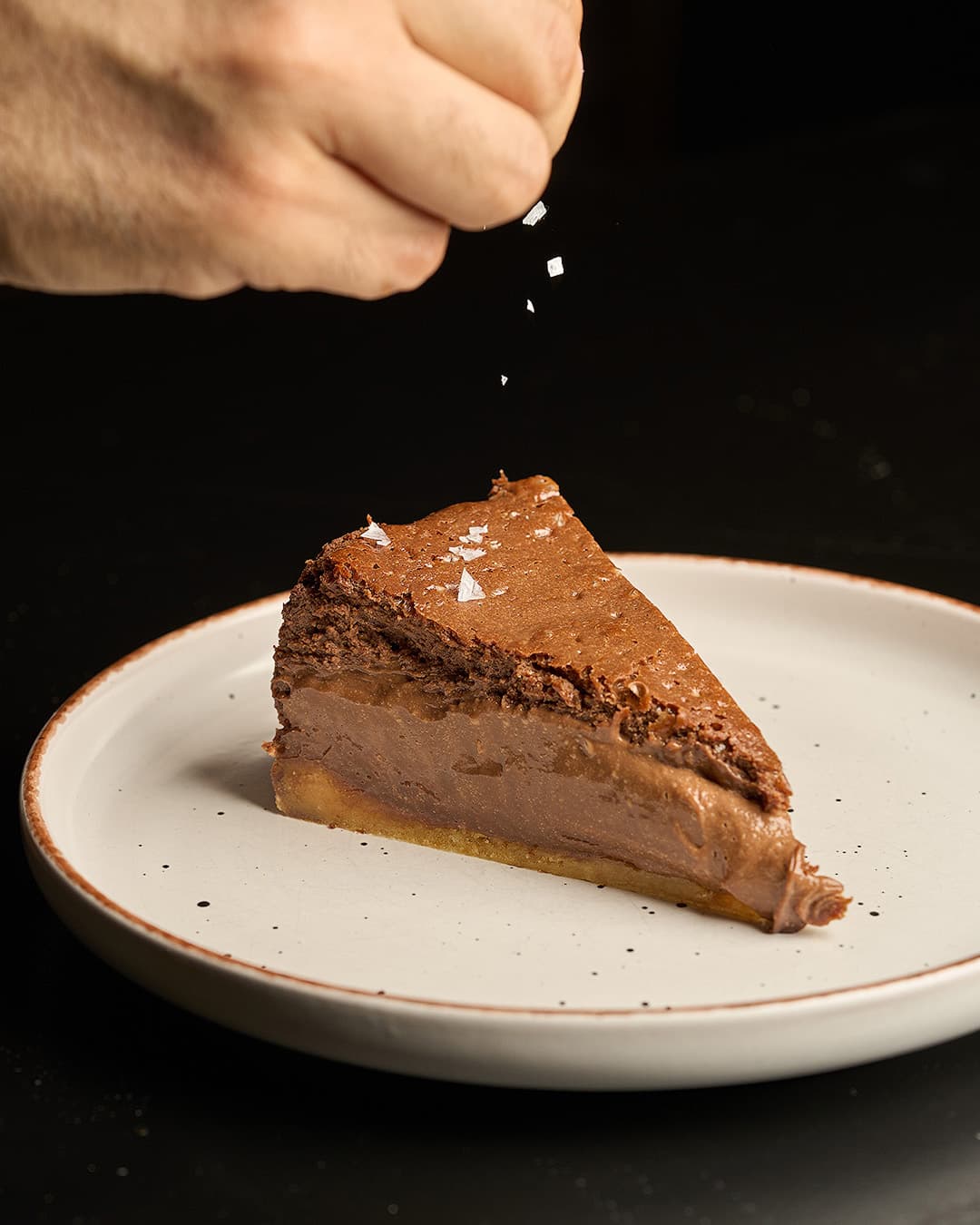 Chocolate tart at Brasad'or, Alicante