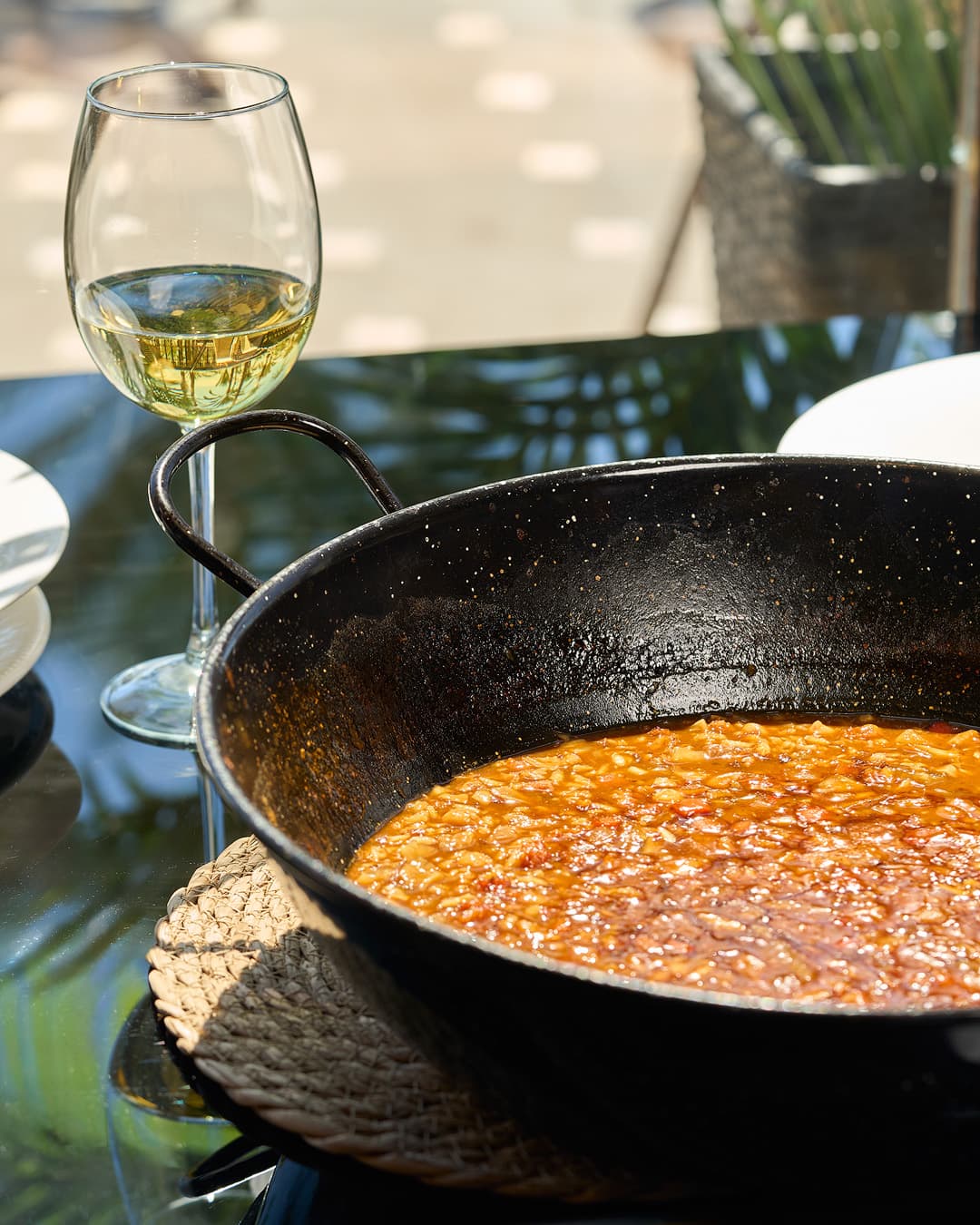 Arroz con pata en Teselas, restaurante en el Real Liceo Casino, Alicante